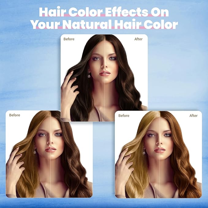 IIIMEIDU MEIDU Dark Brown Hair Dye Shampoo 3 in 1, Instant Hair Color Shampoo for Women Men, Herbal Ingredients Coloring in Minutes 500ML