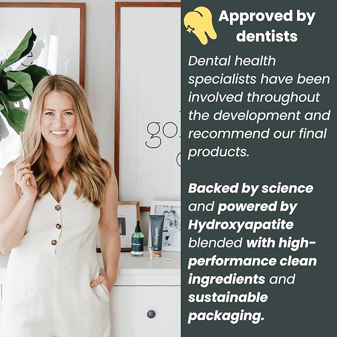 Nudge Whitening Kit with 10% Nano Hydroxyapatite Toothpaste 4.5 oz & Whitening Gel Pen 2 ml – Fluoride Free, SLS Free, Helps Reduce Surface Stains and Support a Brighter Smile