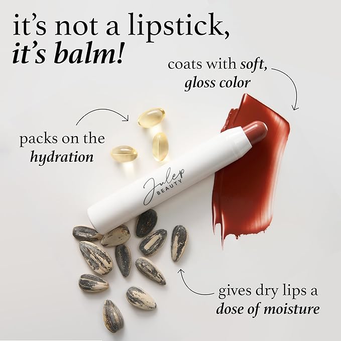Julep It's Balm Tint of Color Lip Balm - Sahara Sunset | Hydrating Lip Color with Vitamin E Core | Natural Gloss Finish | Vegan & Cruelty-Free