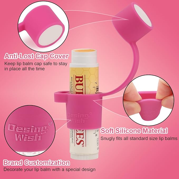 Desing Wish Silicone Lip Balm Holder Green