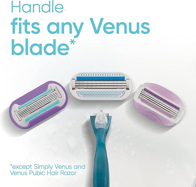 Gillette Venus Women's Razor, 1 Handle + 2 Refills, Pack of 2 | Smooth