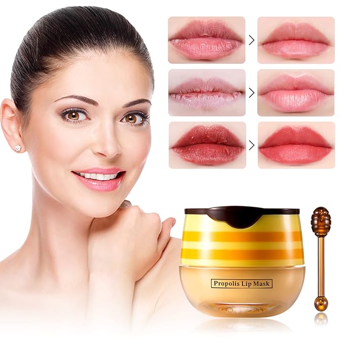 Bee Honey Lip Balm Honey Pot,