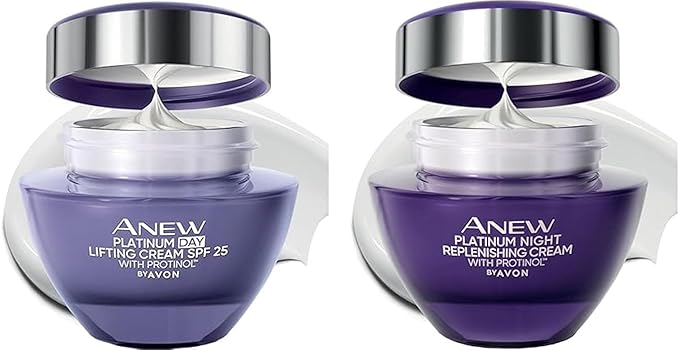 Anew Platinum Day(SPF20)&Night Lifting affect Skin