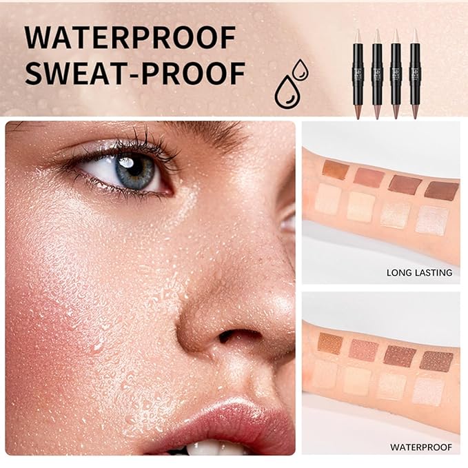 MAEPEOR Face Makeup Kit 5D Perfect Face Full Kit Contour Lipliner and Eyeliner Longlasting and Waterproof Face Makeup Set For Girls Women (Set 03)