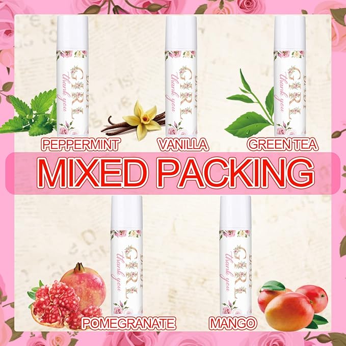 Dunzy 50 Pcs Thank You Gift (Floral)