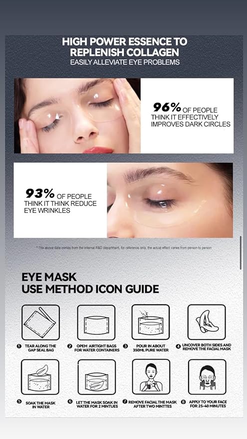 Bio-collagen eye mask, anti aging