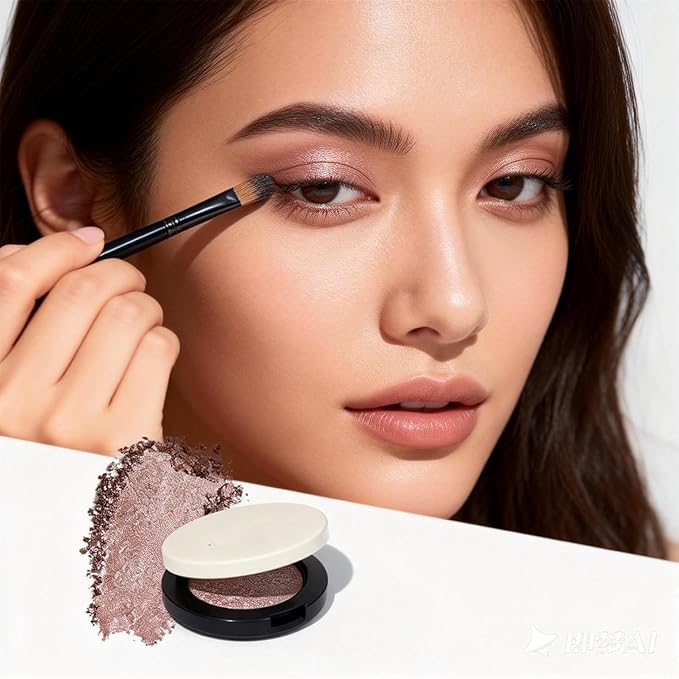 Multicolor Metallic Eyeshadow – Buildable, Dimensional Long-Wear, Shimmering Metallic, Crease-Proof Powder Eyeshadow (1pcs-B)