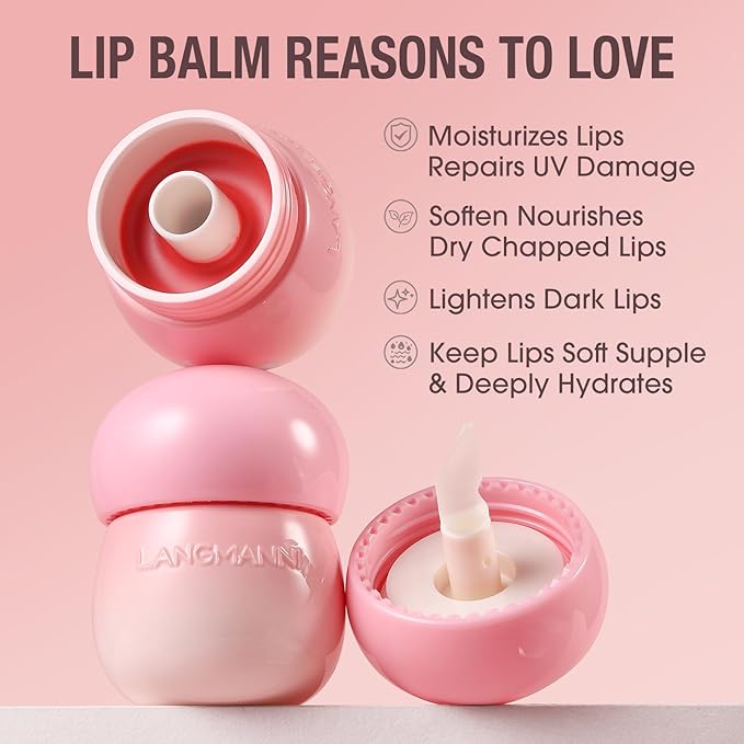 Glow Lip Balm Plumping Moisturizing Lip Orange)