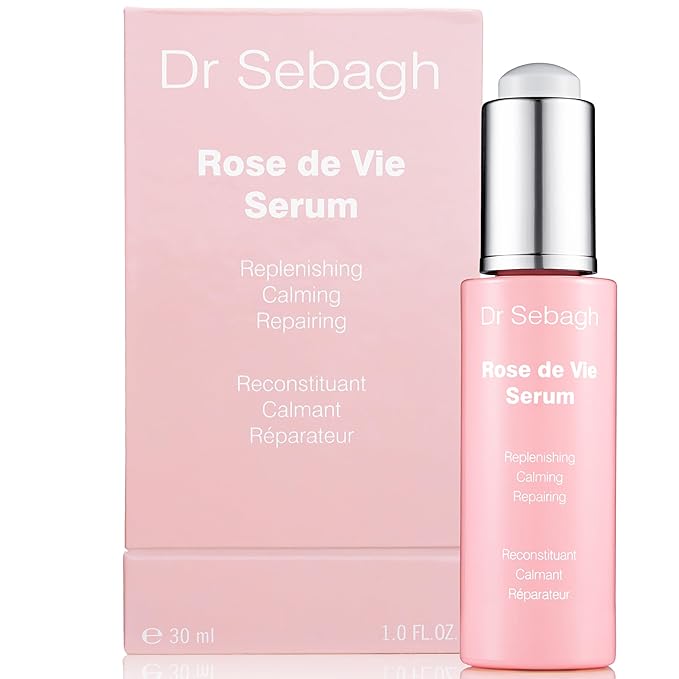Dr Sebagh Rose de Vie Serum - 1 fl oz - Award-Winning Nourishing Anti-Aging Formula - Use with Dry, Mature, or Sensitive Skin - Designed to Soothe Redness & Irritation - Regenerating & Invigorating