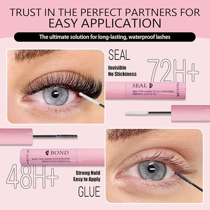 Natural Lash Clusters Kit Wispy Eyelash Clusters 120 pcs Cluster Eyelash Extensions C Curl Individual Lashes 10-16 mm Mix Length Natural Look (Left&Right 80D KIT 120Pcs)