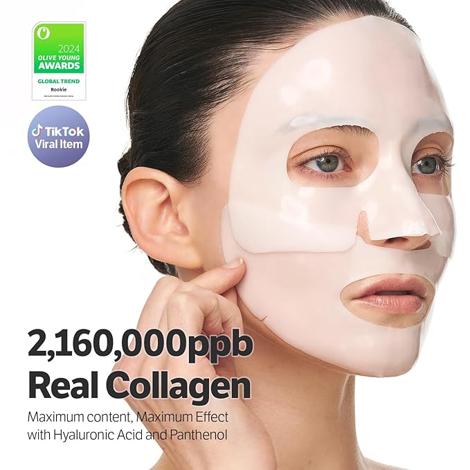 SUNGBOON EDITOR Deep Collagen Hyalu-B5 Overnight Mask |Hydrating Mask for Wrinkle Care&Barrier Repair |2,160,000PPB Collagen+Hyaluronic Acid+Panthenol |Korean Skincare,4ea