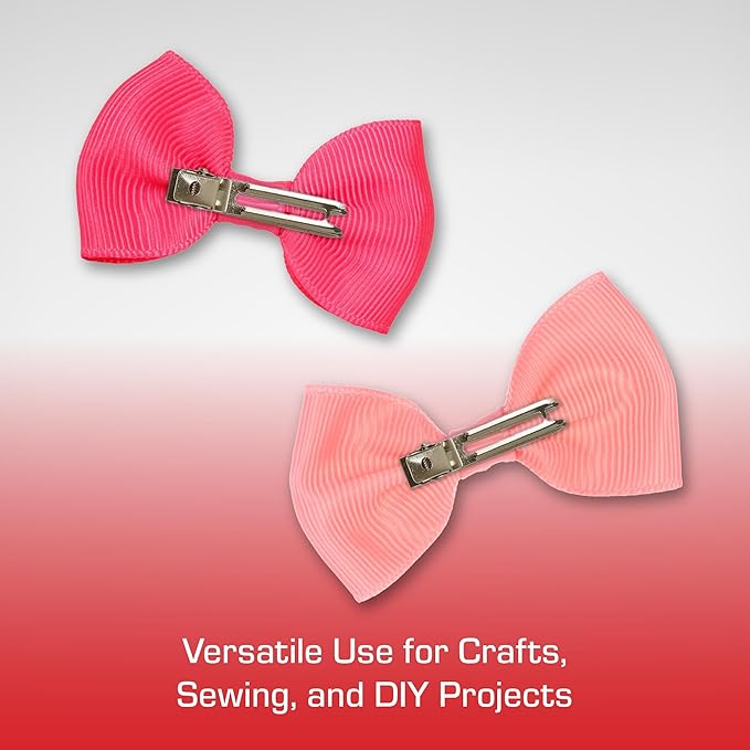 RED by Kiss 80pcs 1.75" Slide-In Hair Clips, Durable Metal Curl Setting Clips for Hairdressing, Sectioning & Retwisting, Rust-Free Hair Pins for Dreads, Dreadlocks, & Twist Styles