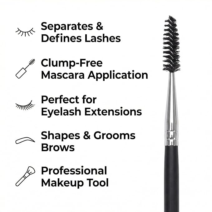 ZAQ Eyelashes Comb Curlers Makeup Brush, Mascara Wands Makeup Brushes Applicators Kits for Eyelash Extensions and Eyebrow Brush