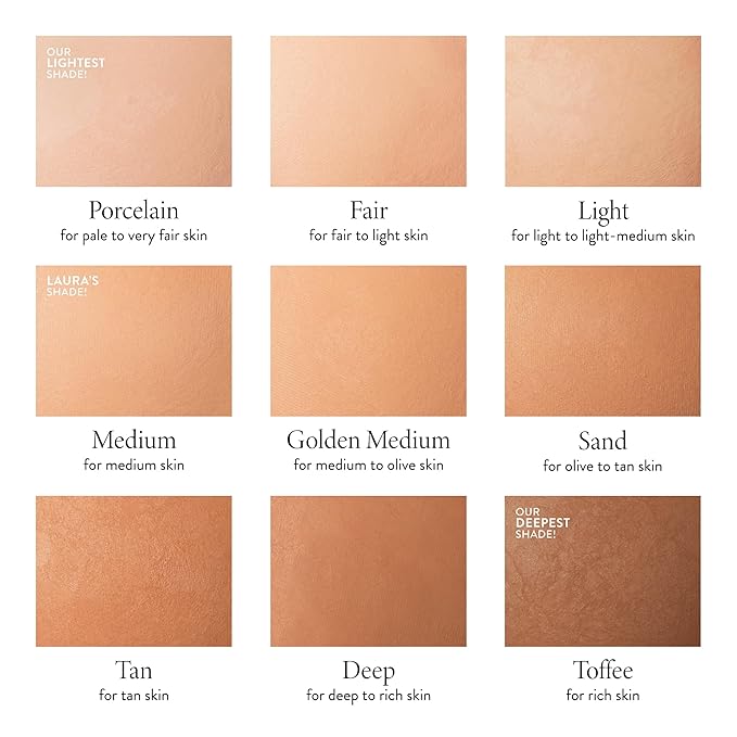 LAURA GELLER NEW YORK Baked Double Take Powder Foundation - Fair - Buildable Medium to Full Coverage - Matte Finish