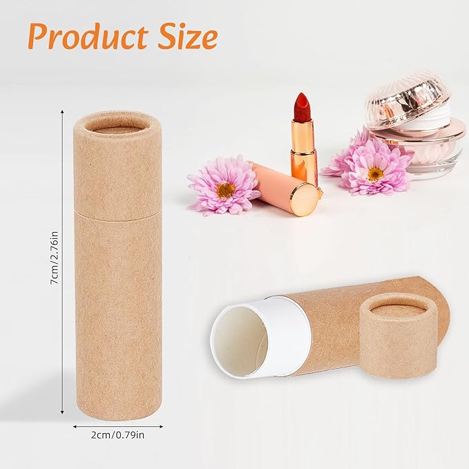 NICENEEDED 10 PCS Paperboard Lip Balm
