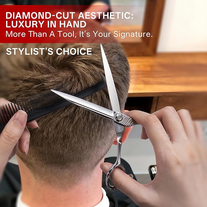 Professional Hair Cutting Scissors VG10 Steel Barber Shears for Wet and Dry Hair