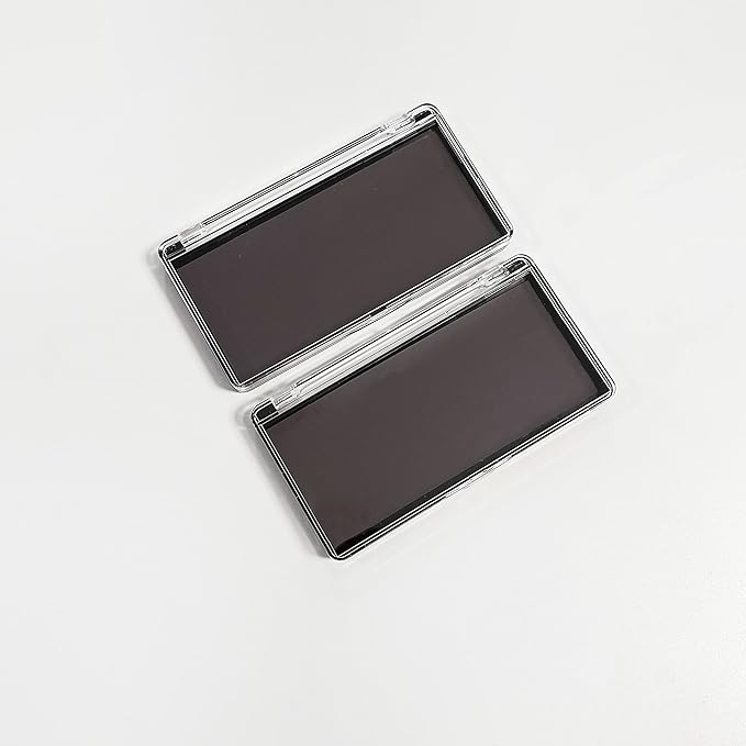 2pcs Rectangular Mini Magnet Make-up Dispensing Plate Eyeshadow