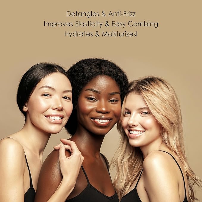 Awesome Human Hair Wig Leave in Conditioner Spray, pH5, Detangler & Easy Combing, Promoting Silkiness, Shine & Freshness, preventing Dryness (7 fl oz)