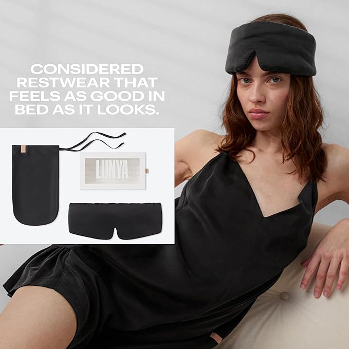 Lunya Men's Washable Silk Sleep Mask