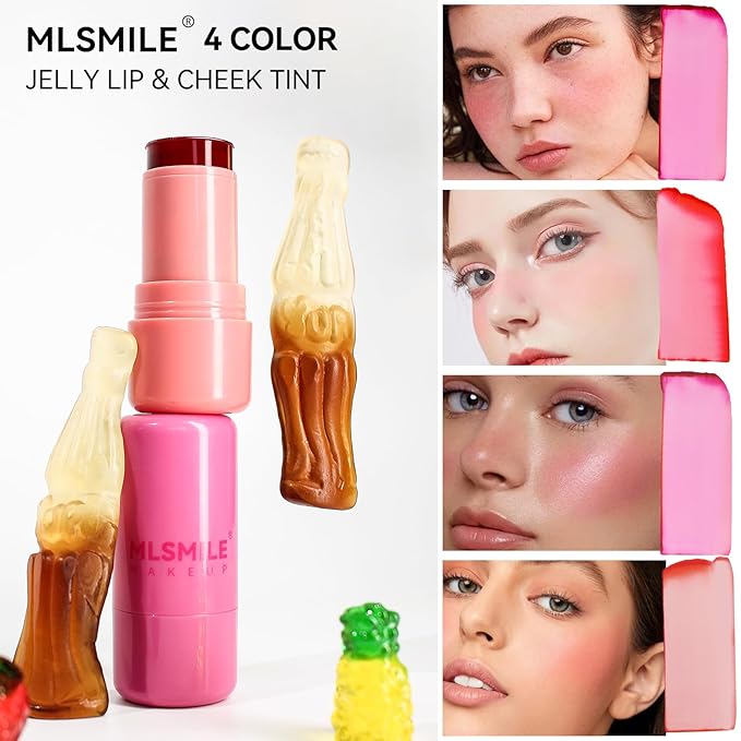 Multi-Use Jelly Tint, Milk Jelly Blush Stick, Cooling Cooling