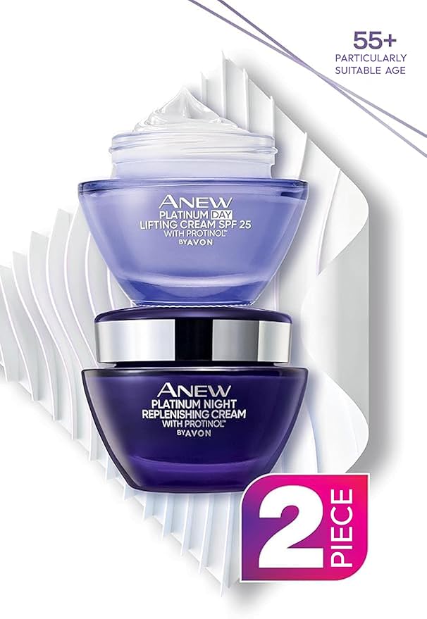Anew Platinum Day(SPF20)&Night Lifting affect Skin