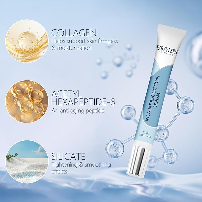 Rapid Reduction Eye Serum - Visibly Reduces Under-Eye Bags, Wrinkles, Dark Circles, Fine Lines & Crow's Feet Instantly, Facial Serum-10ML