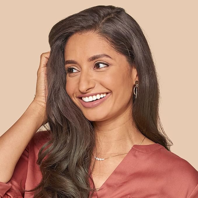 eSalon Permanent Hair Color & Dye Kit - Medium Brown - Personal Colorist for Up To 100% Gray Coverage, All Hair Types - Professional-Grade Ammonia-Free Hair Dye