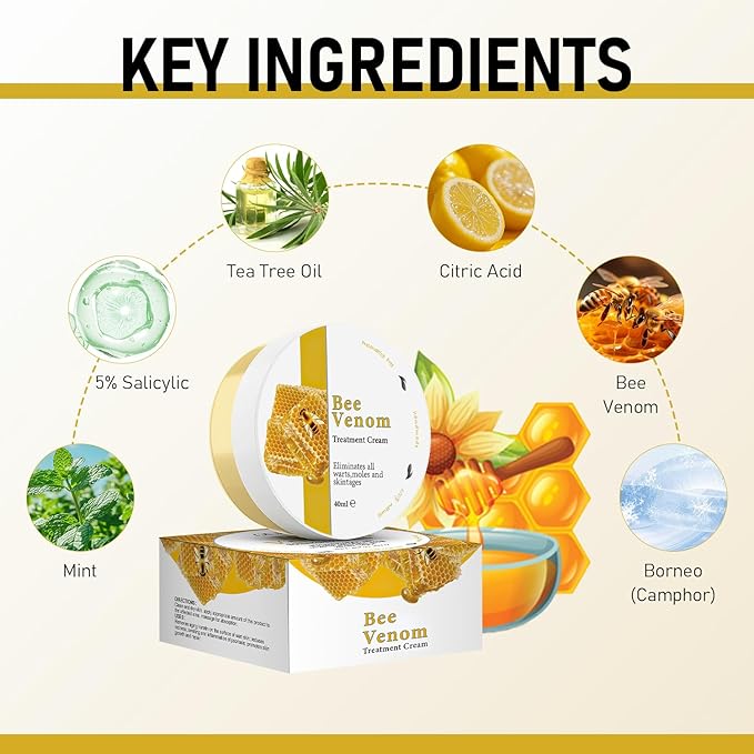 2pc Bee Venom Face Cream - Reduce Blemishes, All-Natural Formula