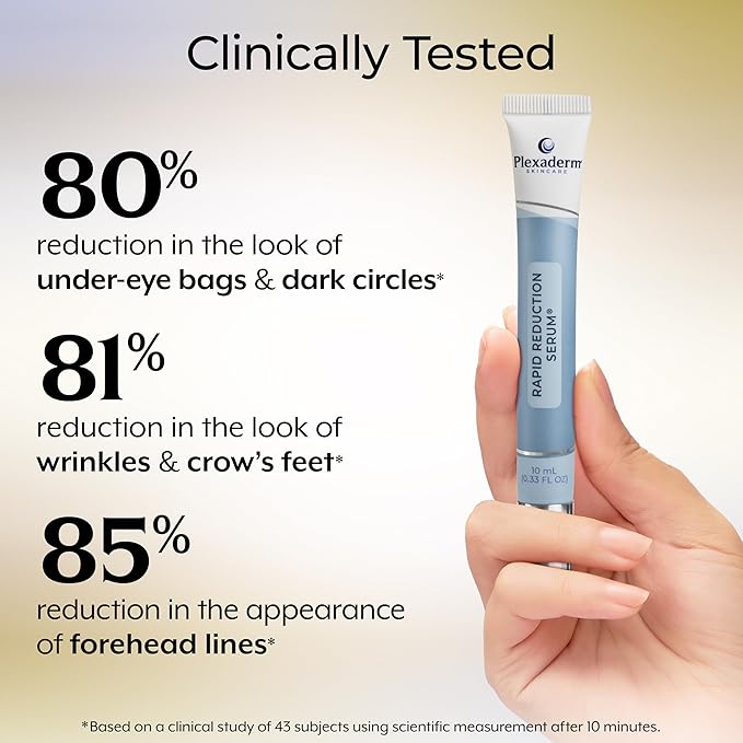 Plexaderm rapid reduction eye serum