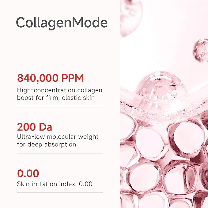 CDL Low Molecular Collagen Face Lifting Mask - Glowing, Firming & Deep Hydrating Korean Hydrogel Sheet Mask for Glass Skin Elasticity, Phyto PDRN Anti-Aging Skincare (10 Sheets)