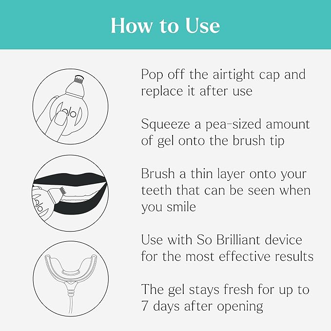 GLO Science Teeth Whitening Gel Pods – Safe, Effective Tooth Whitener with Silicon Brush, 6% Hydrogen Peroxide – Fastest Way to Whiter Teeth, Sensitivity Free – 5-Pack of Mint + 5-Pack of Gingermint