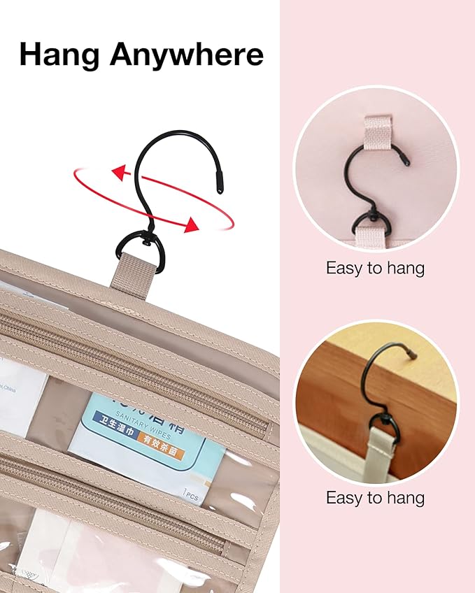 Bagsmart toiletry bag hanging travel