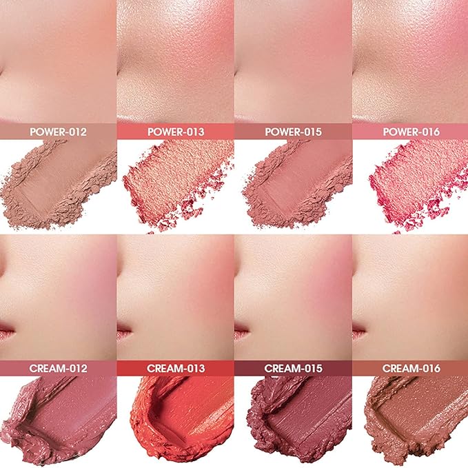 8 Colors Blush Palette, Matte Light Luxury Blush Makeup Blush