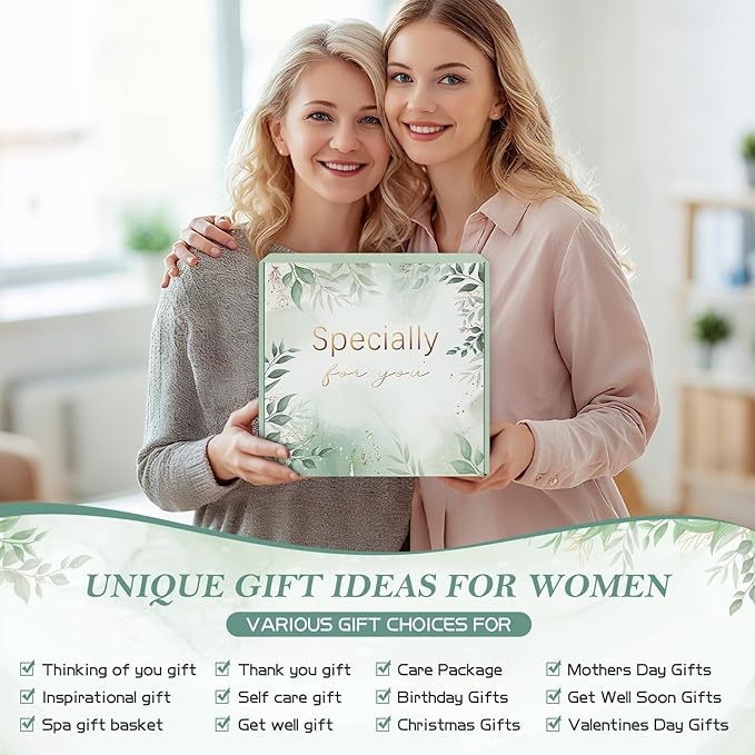 Self Care Gifts Spa Gifts for Women, Birthday Gifts Get Well Soon Gifts for Women Care Package, Sympathy Gift Baskets, Thinking of You Valentine's Day Gifts for Her Wife Girlfriend Mom Sister Friend