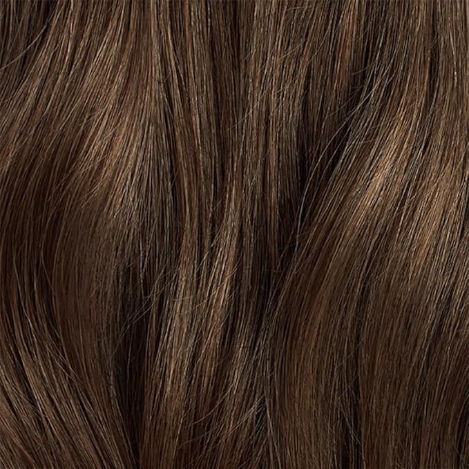 Luxy 100% Remy Human Hair Extensions for Thin Hair Thinning Hair Fill-Ins – 6 Seamless Wefts Multi-Dimensional Color Blend - Natural-Looking Volume & Coverage 95 grams 20" Neutral Brown Thinning