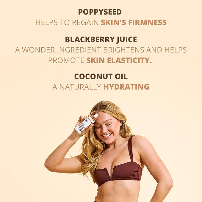 Skinny Tan Tan and Tone Self Tanning Oil Spray - No Need to Rinse - Hydrating and Toning Self Tanner for Healthier Looking Skin - Blurs Appearance of Stretch Marks - Medium Self Tan - 4.9 oz