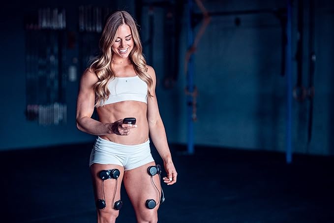 Compex Wireless USA 2.0 Muscle Stimulator w/TENS Bundle Kit: Muscle Stimulation Machine, with Snap Electrodes,Programs, Wireless PODs etc, Black