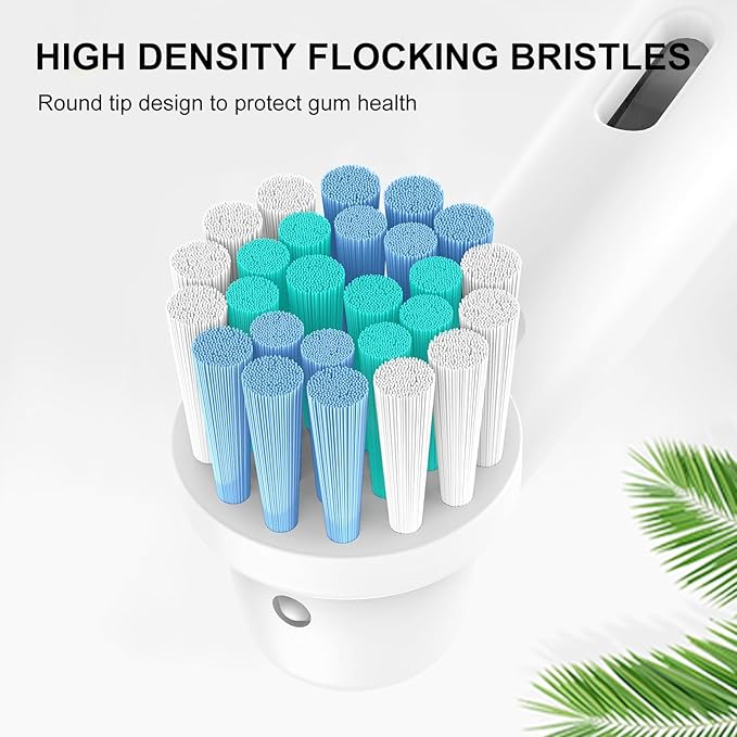 SetSail Toothbrush Heads for Oral B, 8 Pack Professional Electric Toothbrush Replacement Heads Medium Soft Dupont Bristles Replacement Toothbrush Heads Precision Clean Brush Heads Refills