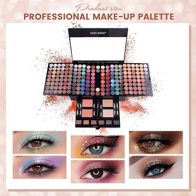 190 Colors Cosmetic Make up Piano Box Set,Combination