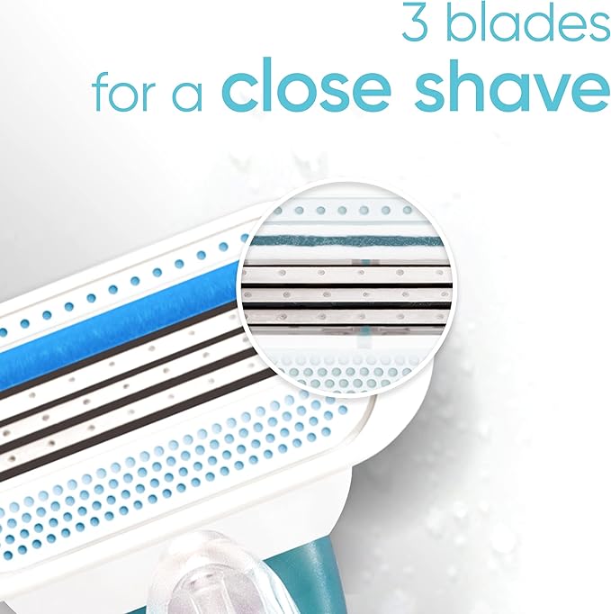 Gillette Venus Women's Razor, 1 Handle + 2 Refills, Pack of 2 | Smooth