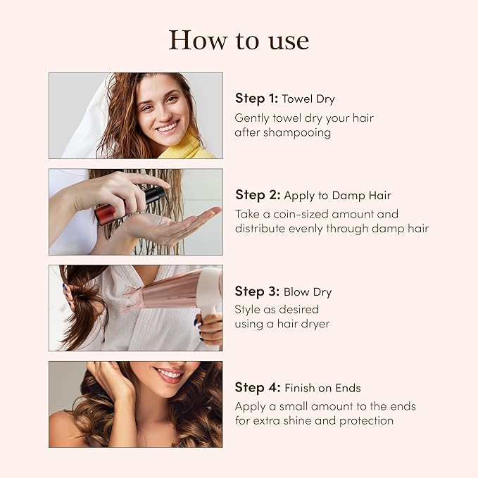 Argan Oil for Hair - Moraccan Oil for Hydrates, Repairs Dry, Frizzy, Damaged Hair, Repairs Frayed Ends, Smooths & Strengthens, Suitable for All Hair Types, 3.38 Fl Oz