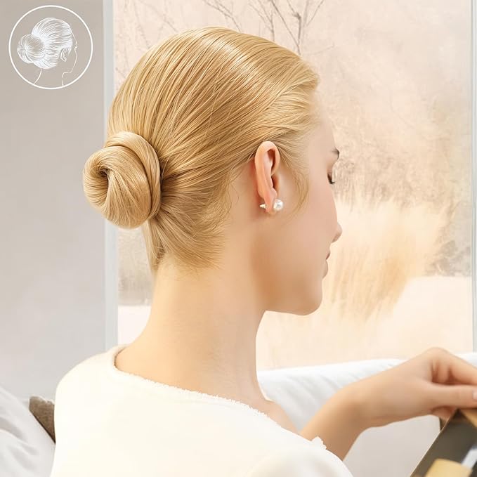FANDAMEI 50PCS Spiral Hair Pins, Spin Pins Spiral Bobby Pins for Girls, Women and Kids, Non-Scratch Round Clip & Bun Twist, Stylish Bun Bobby Pins, Premium Spin Pins for Hair, Rose Gold