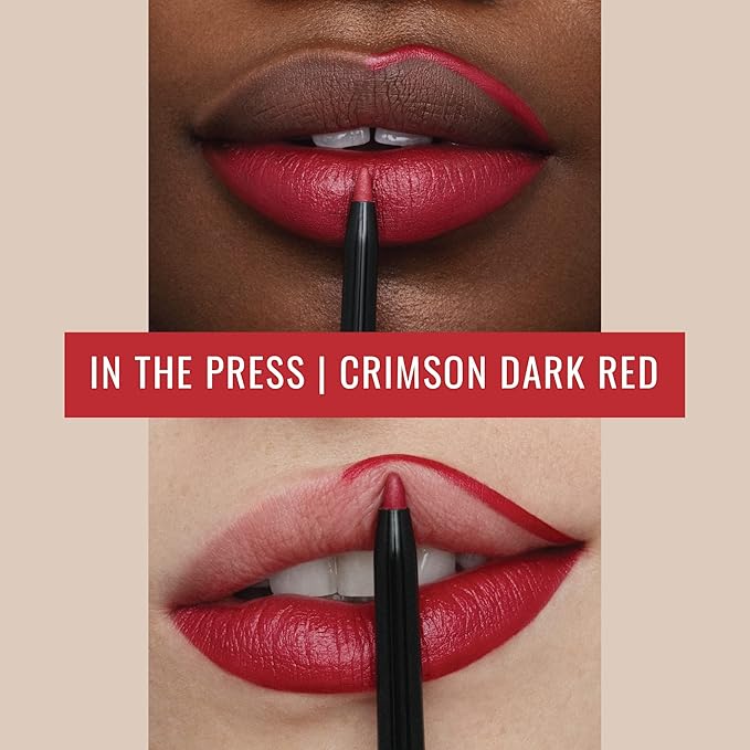 Runway Rogue Designer Liner Lip Pencil, Matte Crimson Lip