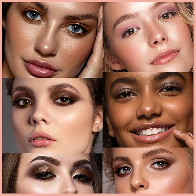 Pink Eyeshadow Stick Makeup, Matte Cream Eye Shadow Pencil, High Pigmented Crease-proof Glitter Eye Shadow Brightener Stick, Waterproof Long Lasting Eye Highlighter Crayon Eyeliner