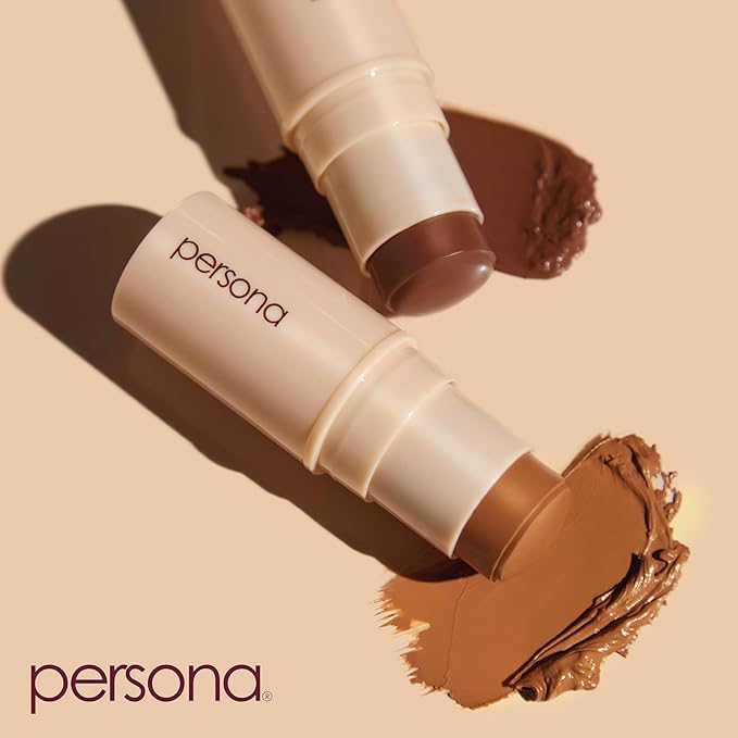 PERSONA Dreamstick Cream Bronzer | Lightweight, Blendable & Non-Comedogenic | With Kaolin, Nylon-12, White & Green Tea Extracts | Vegan, Cruelty-Free Glow Stick (0.32 oz) | Made in USA, Dune