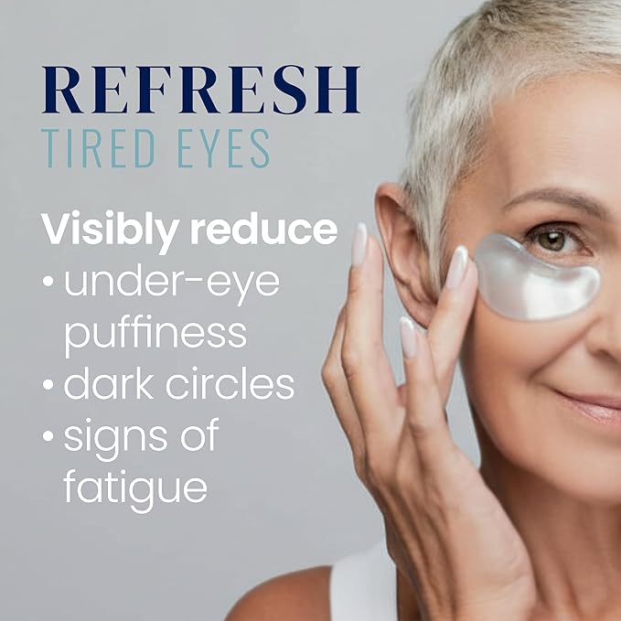 Eyederm Cosmetics Hydra-Gel Under Eye Patches | Hydrogel Eye Masks for Dark Circles, Puffiness & Fine Lines | Ophthalmologist-Developed, Free From Fragrances & Retinol | 30 Pairs