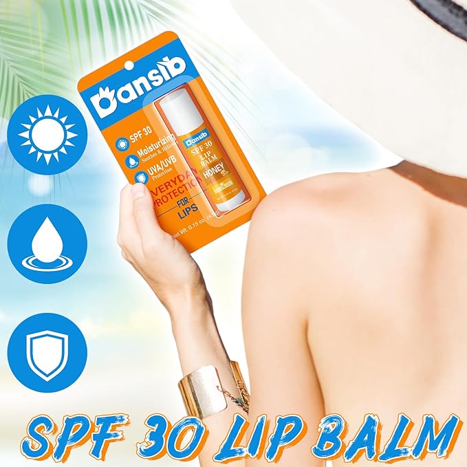 25 Pcs Sunscreen Lip Balms Bulk