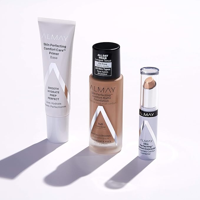 Almay Skin Perfecting Comfort Concealer, Hypoallergenic, Cruelty Free, Tested, Medium/Tan