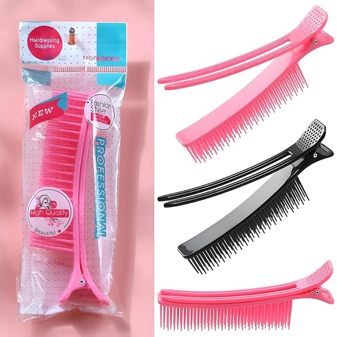 6 Pack Grip Clips for Hair Sectioning Styling, Haircuts Coloring cosmetology supplies hair cutting clips