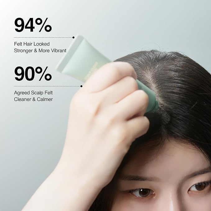 Korean Scalp Clean Solution Leave-in Hair Serum (1.01 fl oz) – Cooling & Refreshing Korean Hair Care Serum For Oily, Lightweight, Treatment, Frizz Ease Serum, Hair Repair, Anti Frizz, Hair Cream | Cooling & Refreshing, Clean Solution